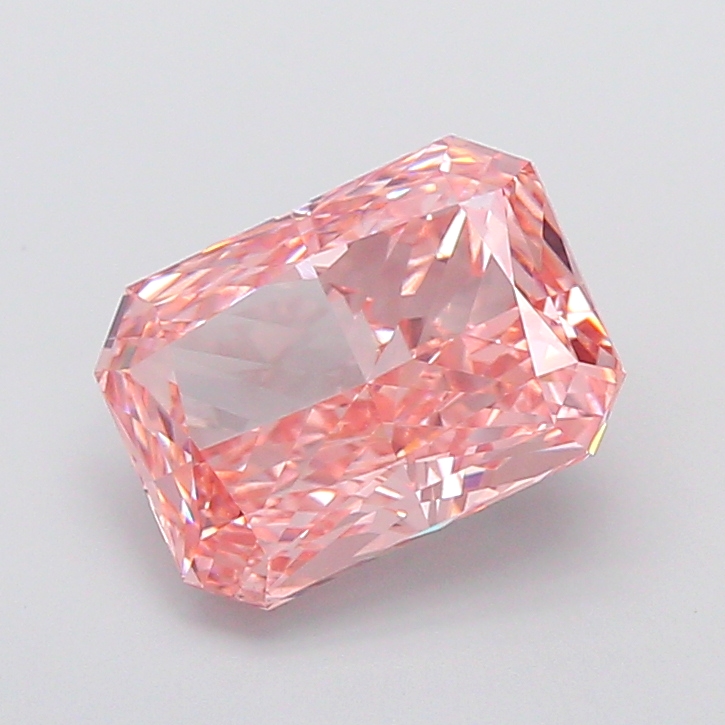 Radiant 4.01ct Fancy Vivid Pink VS1