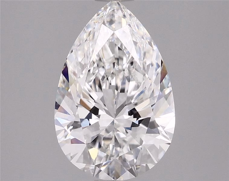 Pear 4.27ct F VVS2
