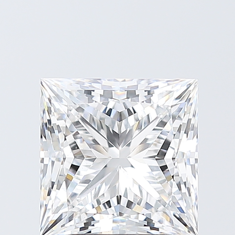 3.28 Carat Princess Cut Lab Diamond