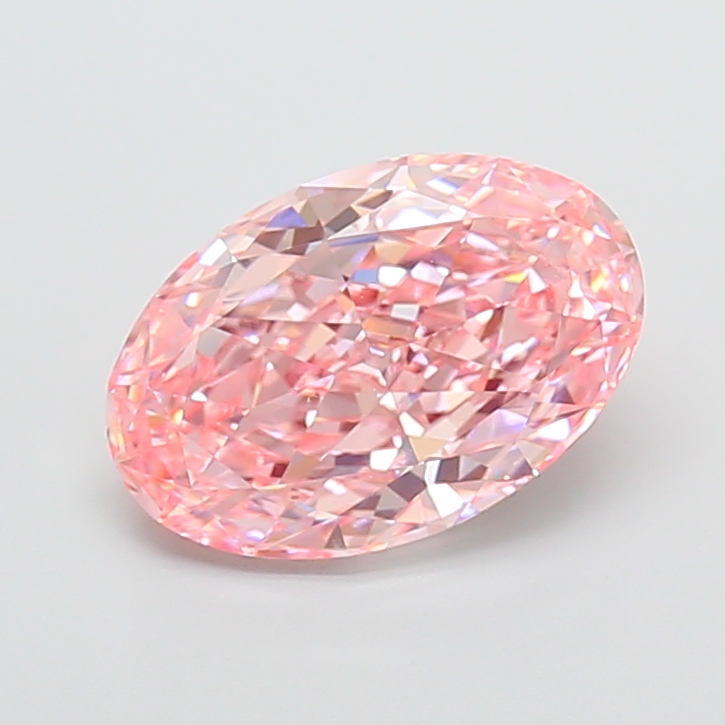 Oval 4.03ct Fancy Vivid Pink VVS2