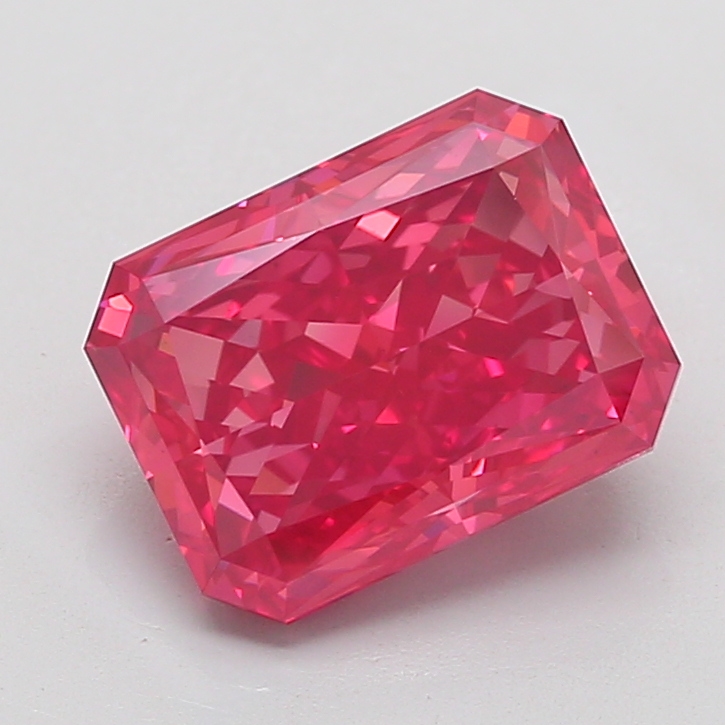 Radiant 5.01ct Fancy Vivid Pink VS1
