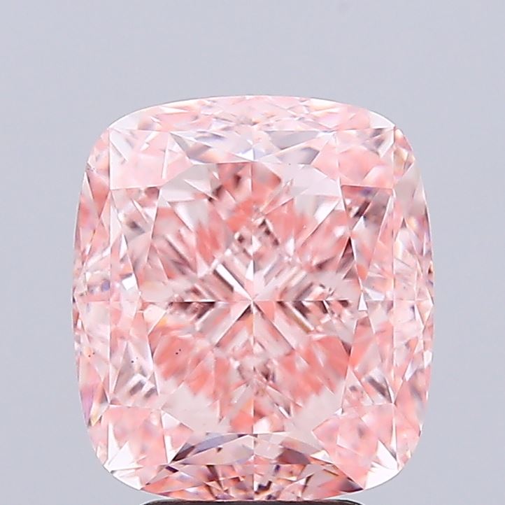 Cushion 5.50ct Fancy Vivid Pink VS1