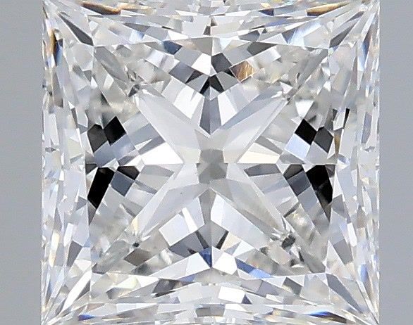2.05 carat f VVS2 EX Cut IGI princess diamond