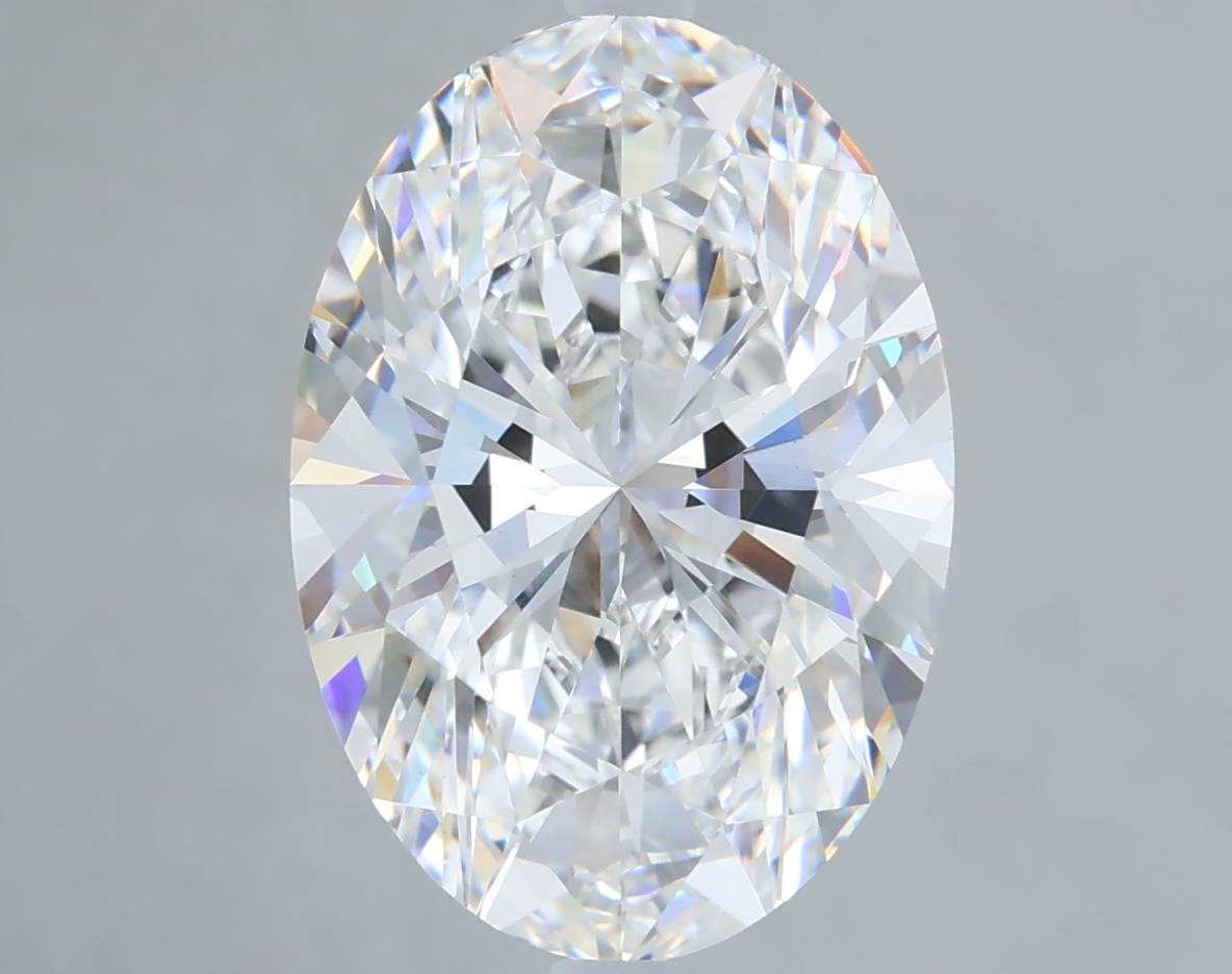 5.09 ct. oval Lab Grown Diamond front image