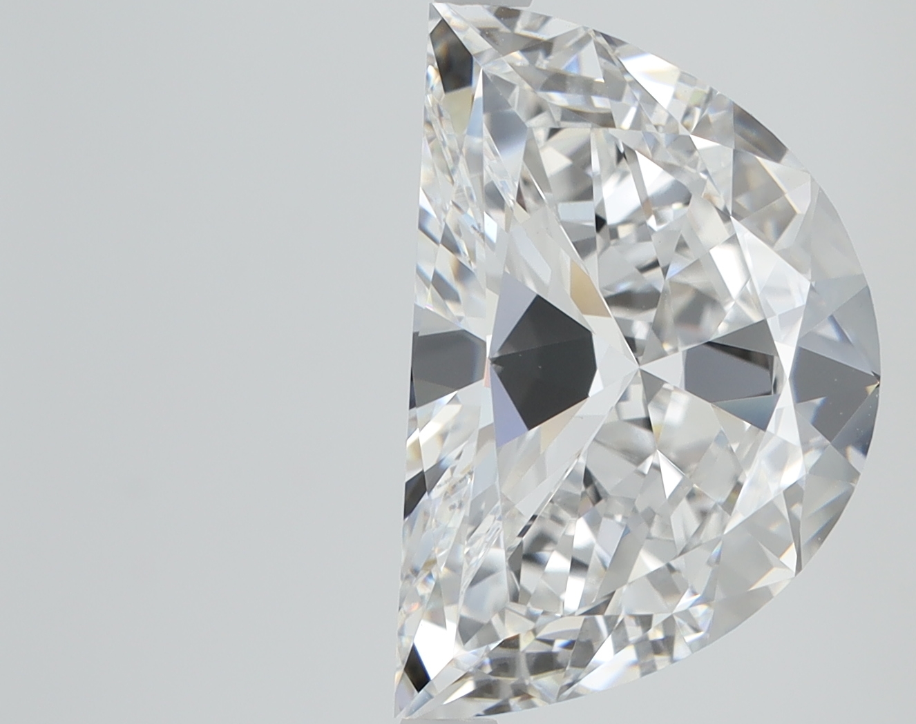 5.01 Carat Half Moon Cut Lab Diamond