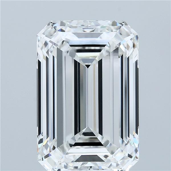 10.08 Carat Emerald Cut F VVS2 Diamond - view 1