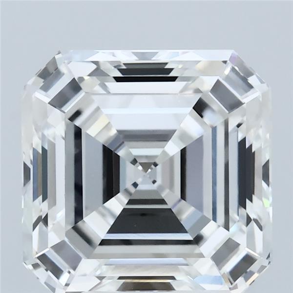 5.09 Carat Asscher Cut F VVS2 Diamond - view 1