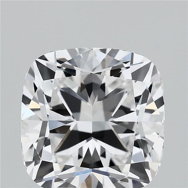 4.18 Carat Cushion Square Cut E VVS1 Diamond - view 1