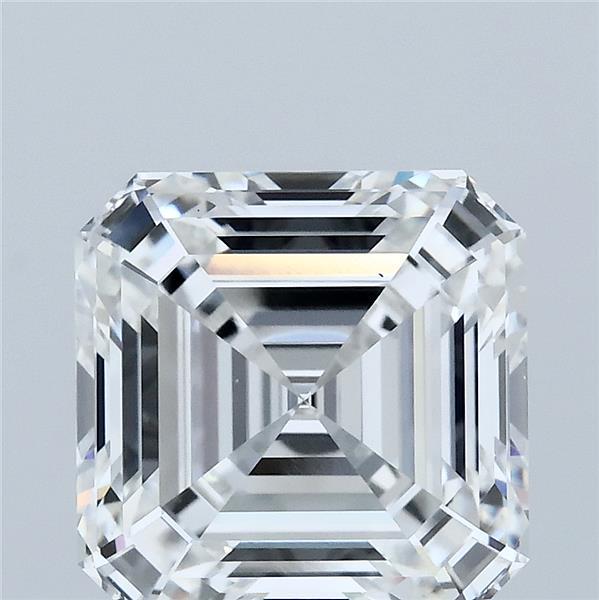 Asscher 4.07ct F VS1