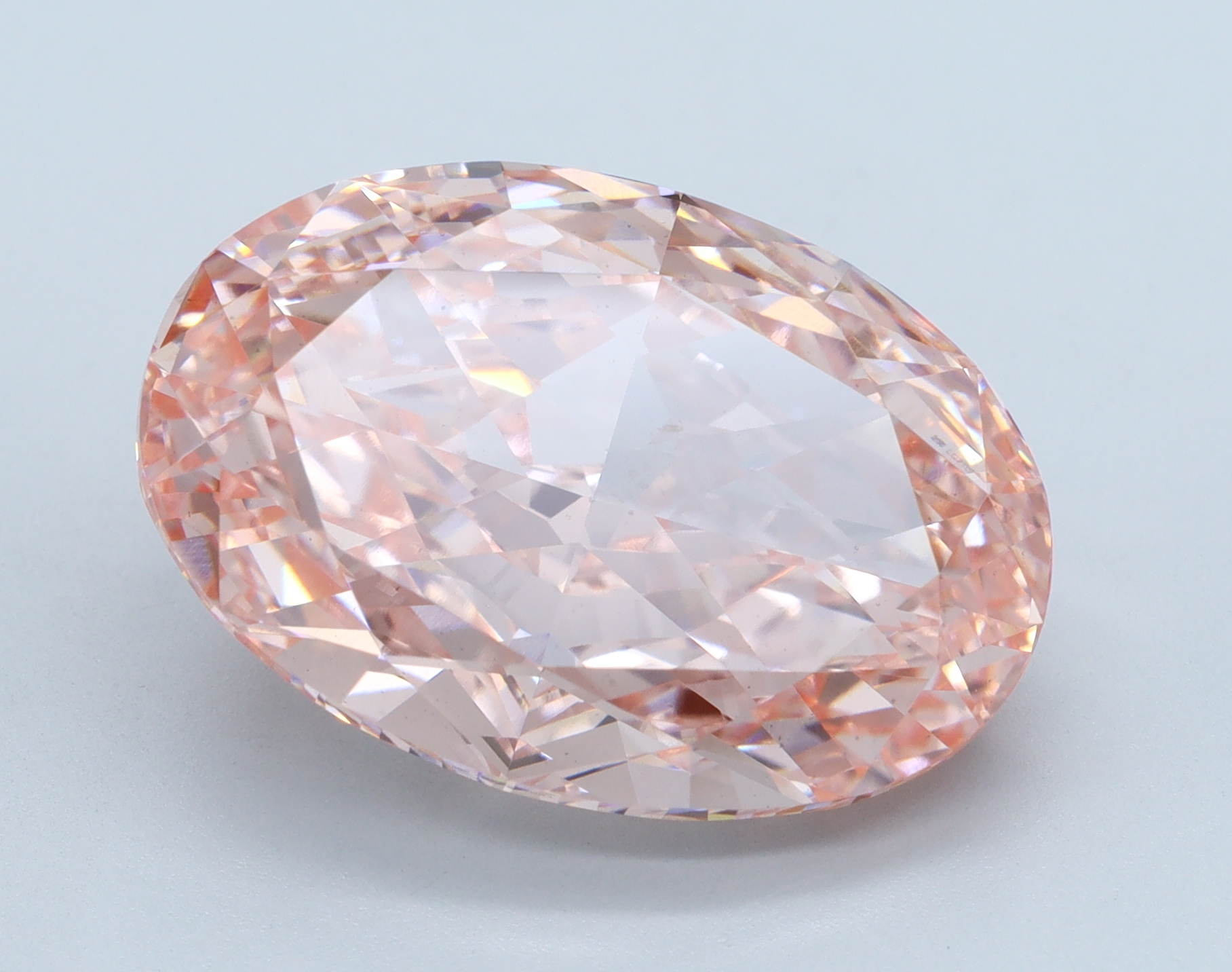 Oval 11.5ct Fancy Vivid Pink VS1