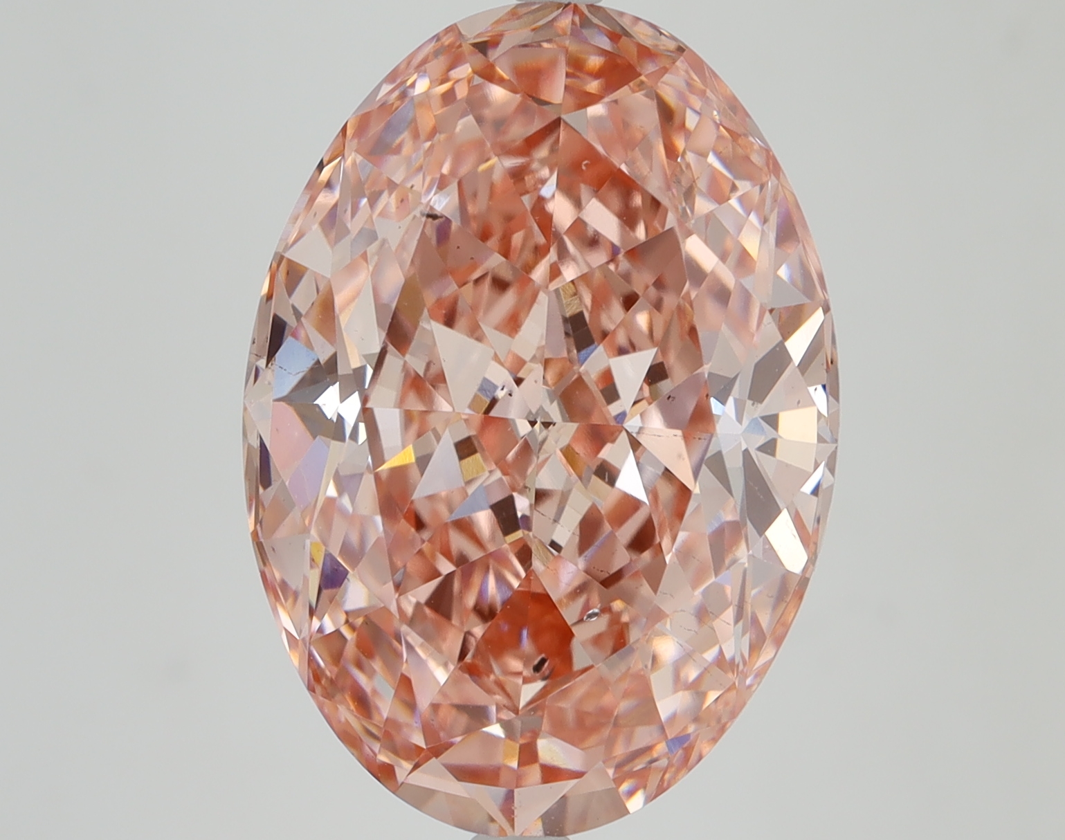 Oval 10ct Fancy Vivid Pink VS2
