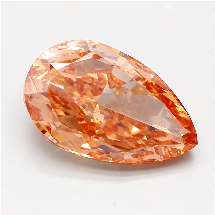 Pear 34.5ct Fancy Light Brown VS2