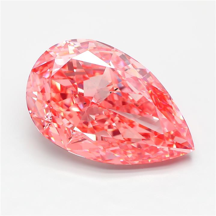 26.14ct Pear Fancy Vivid Pink SI1 IGI