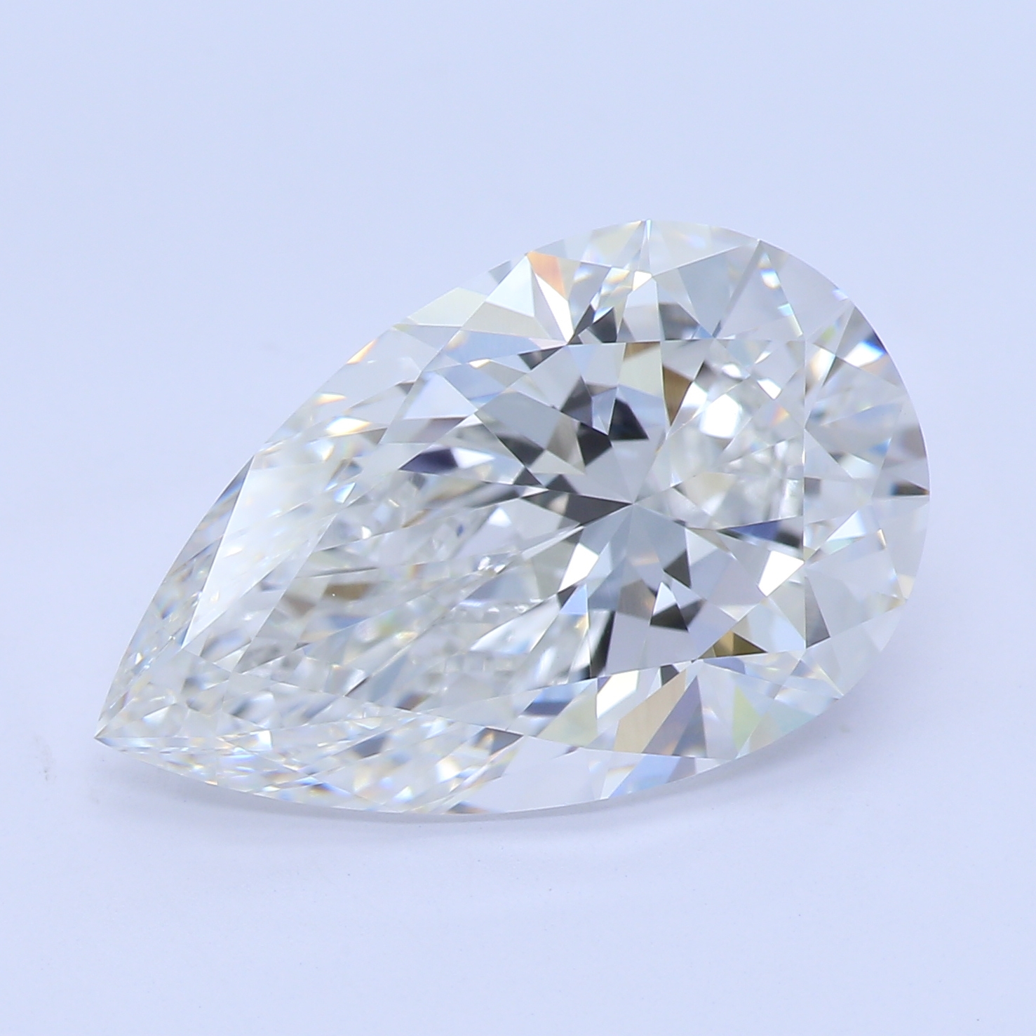 Pear 4.06ct F VVS2