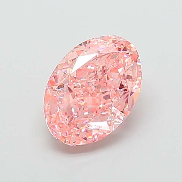 Oval 4.32ct Fancy Vivid Pink VS1
