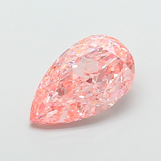 Pear 5.05ct Fancy Vivid Pink VVS2