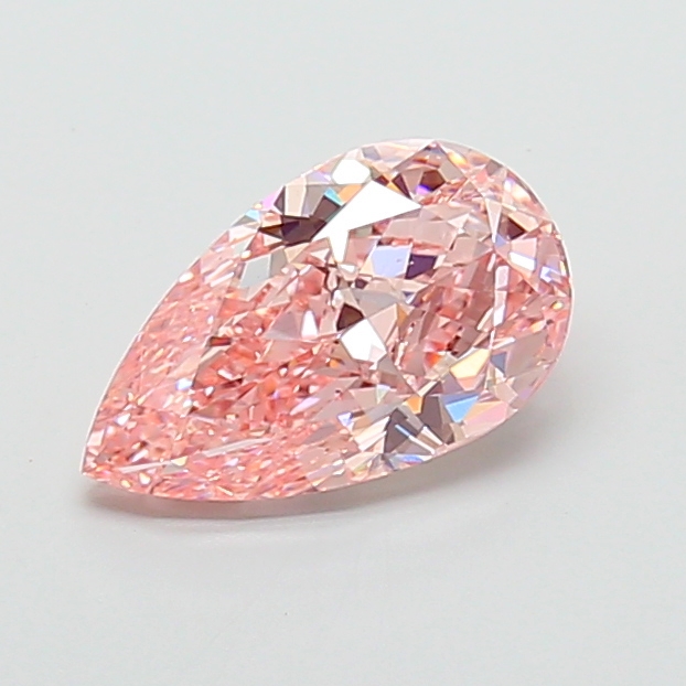 Pear 4.00ct Fancy Vivid Pink VS2
