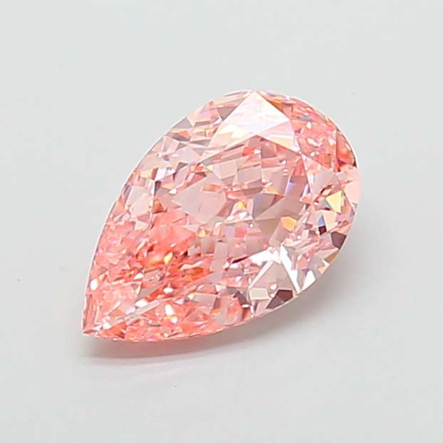 Pear 4.00ct Fancy Vivid Pink VS1