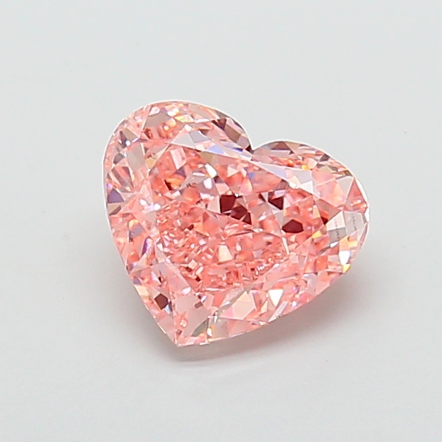 Heart 4.04ct Fancy Vivid Pink VS1