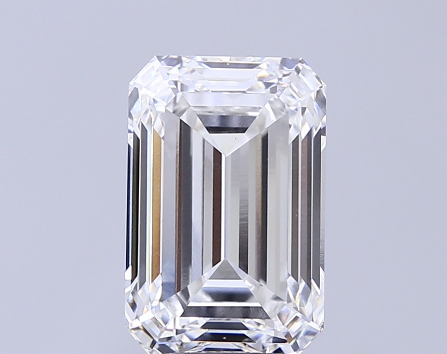 Emerald cut 4.11ct E VS1