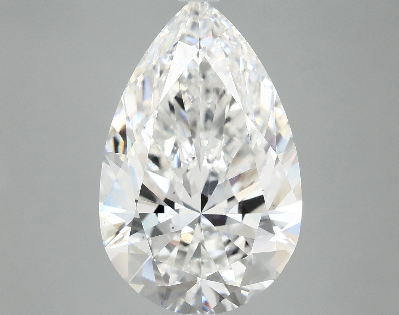 Pear 6.01ct F VS2