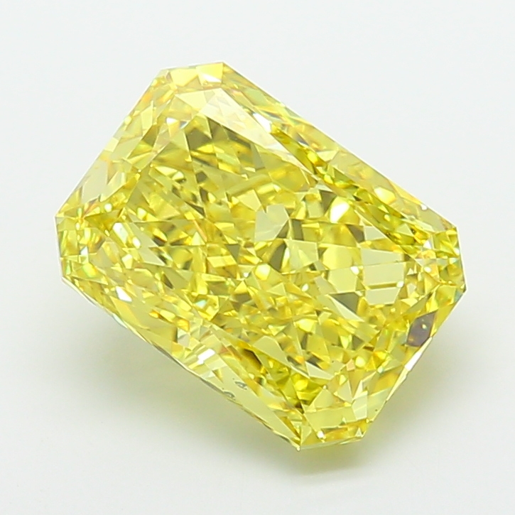 Radiant 12.2ct Fancy Vivid Yellow VS1