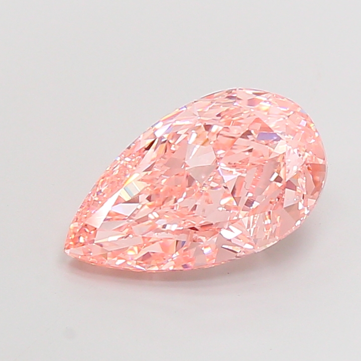 Pear 7.14ct Fancy Intense Pink VVS2