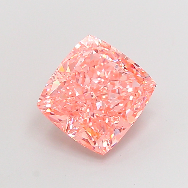 Cushion Modified 7.22ct Fancy Vivid Pink VVS2