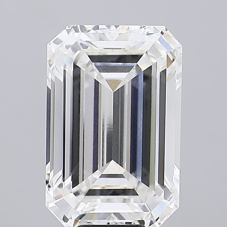 Emerald cut 15ct F VVS2