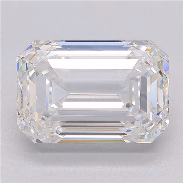 Emerald cut 4.52ct F VS1