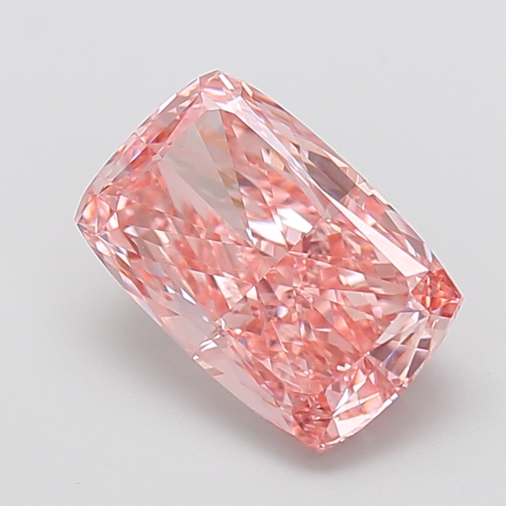 Cushion 4.01ct Fancy Vivid Pink VVS2