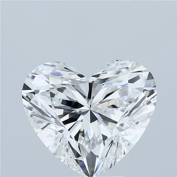4.05 Carat Heart Cut E VVS2 Diamond - view 1