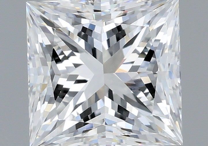 1.69 carat e VVS2 EX Cut IGI princess diamond