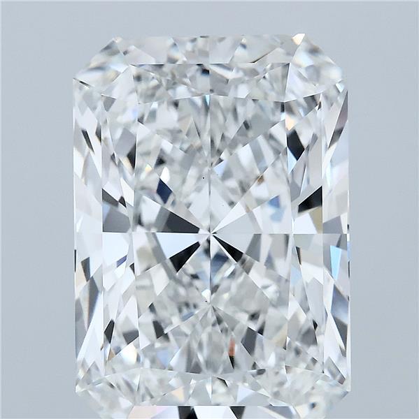 8.52 Carat Radiant Cut E VVS2 Diamond - view 1