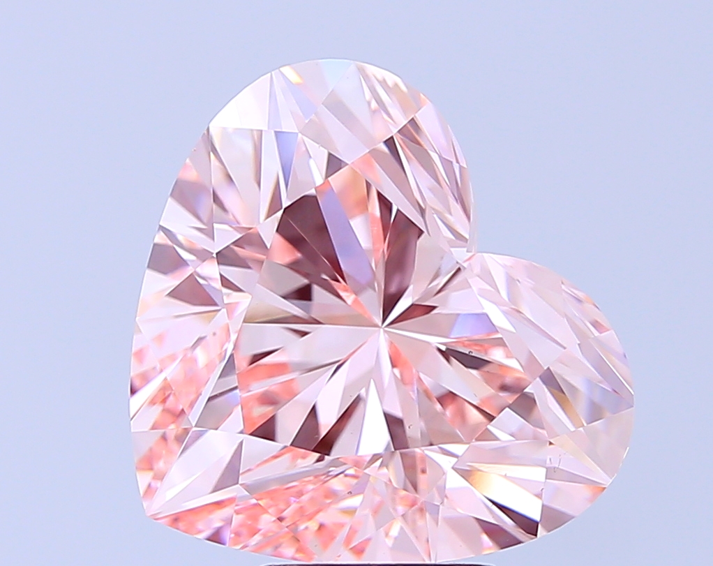 8.04ct Heart Fancy Intense Pink VS2 IGI