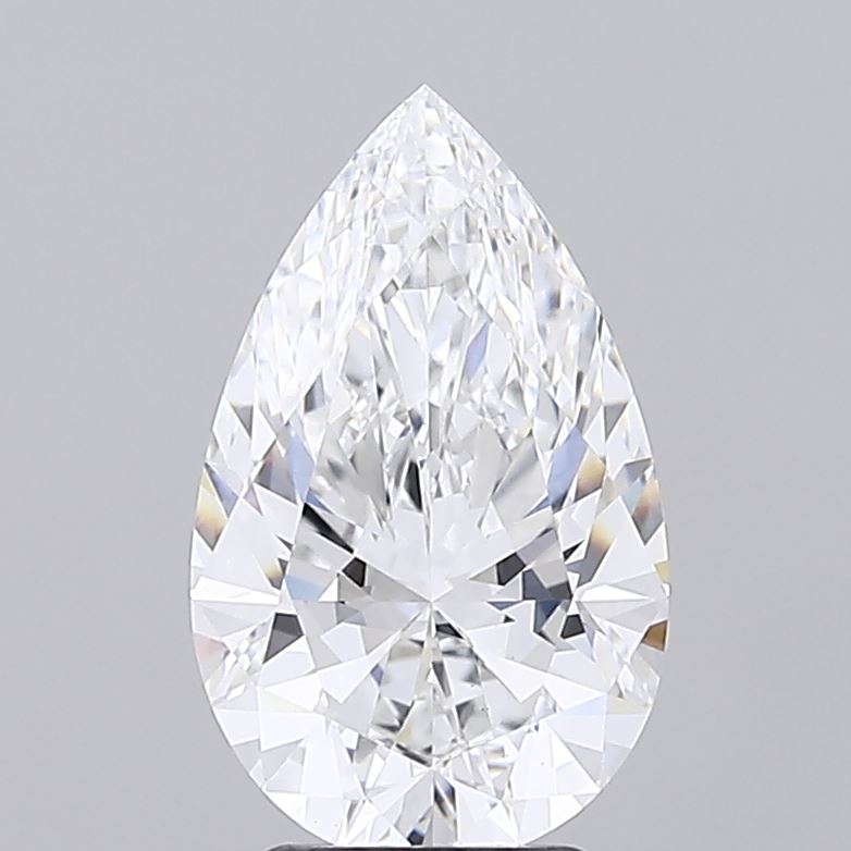 3.72 carat e VS1 EX Cut IGI pear diamond