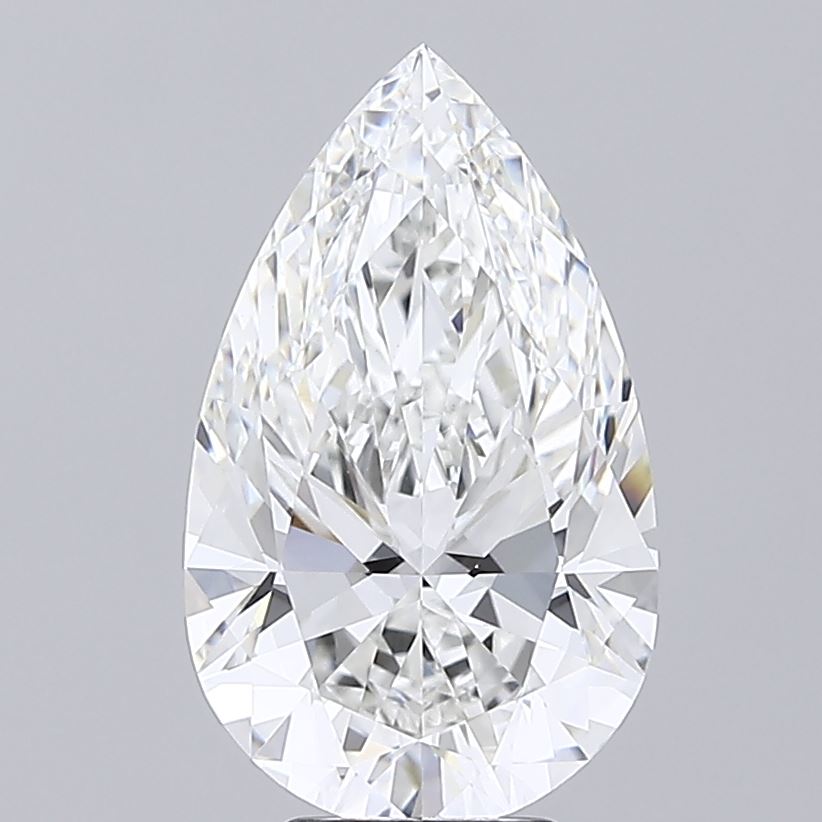 6.09 ct. pear Lab Grown Diamond front image