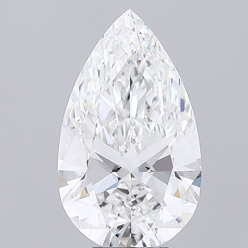 6.09 ct. pear Lab Grown Diamond front image