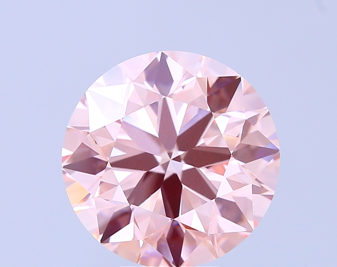 7.93ct Round Fancy Intense Pink VVS2 IGI