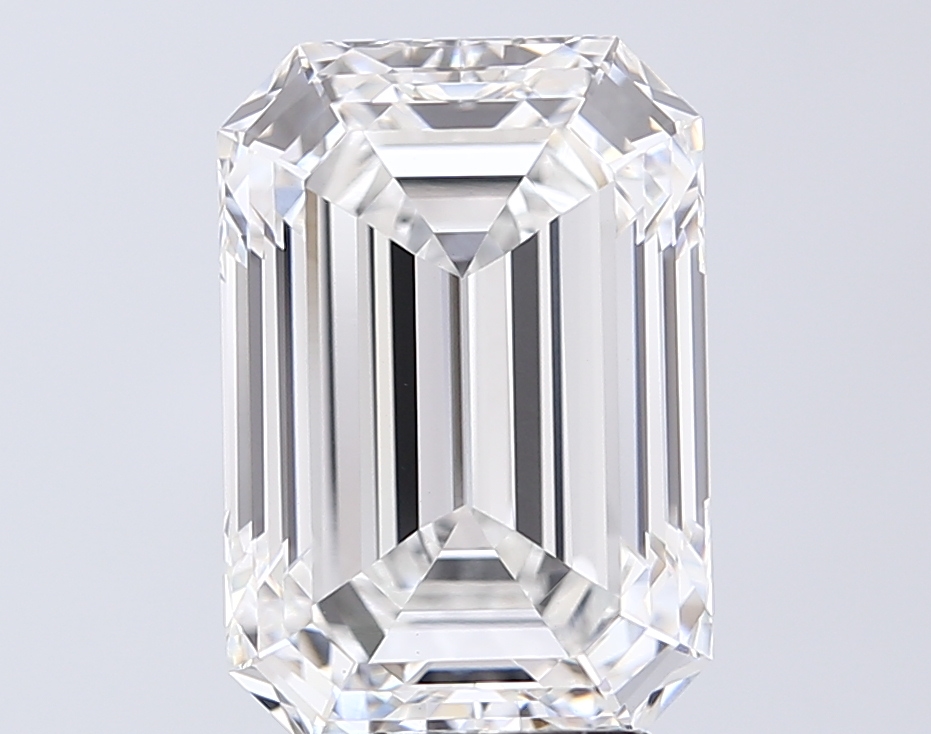 6.08 ct. emerald Lab Grown Diamond front image