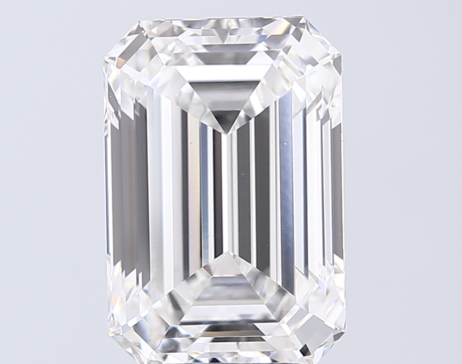 6.08 ct. emerald Lab Grown Diamond front image