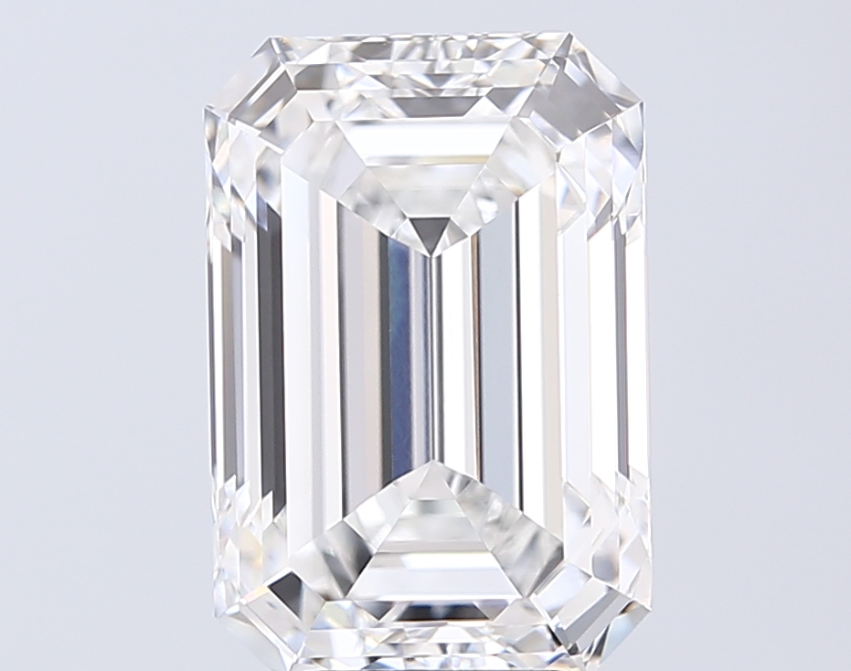 6.09 ct. emerald Lab Grown Diamond front image