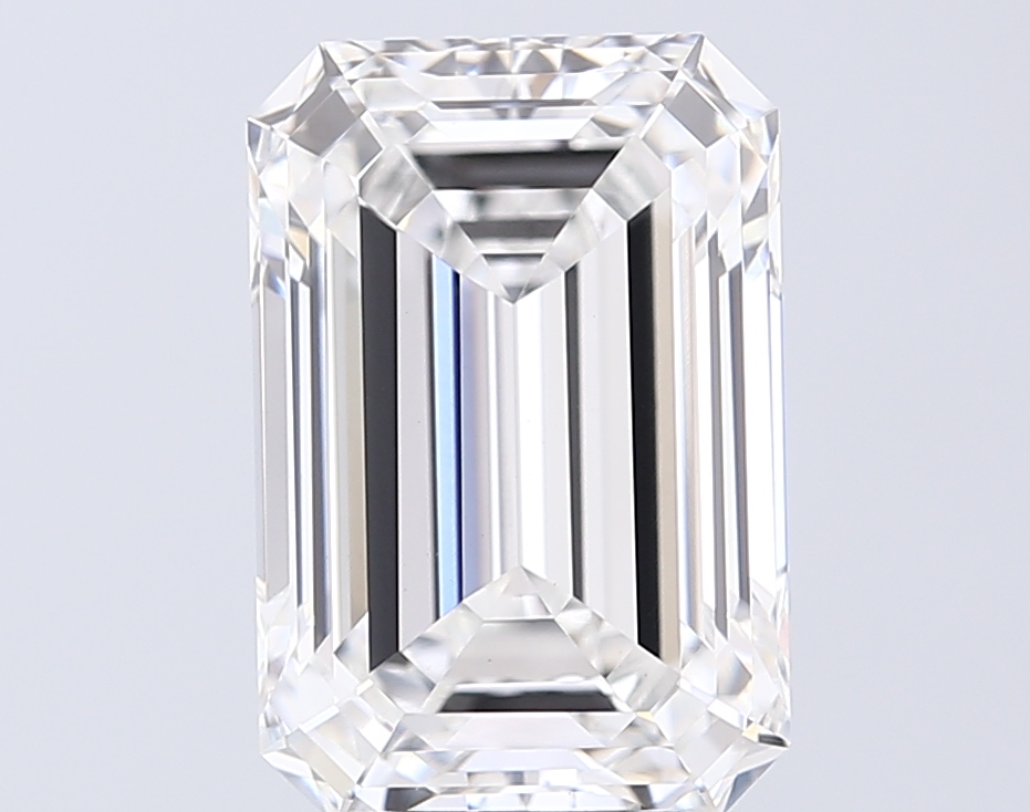 6.09 ct. emerald Lab Grown Diamond front image
