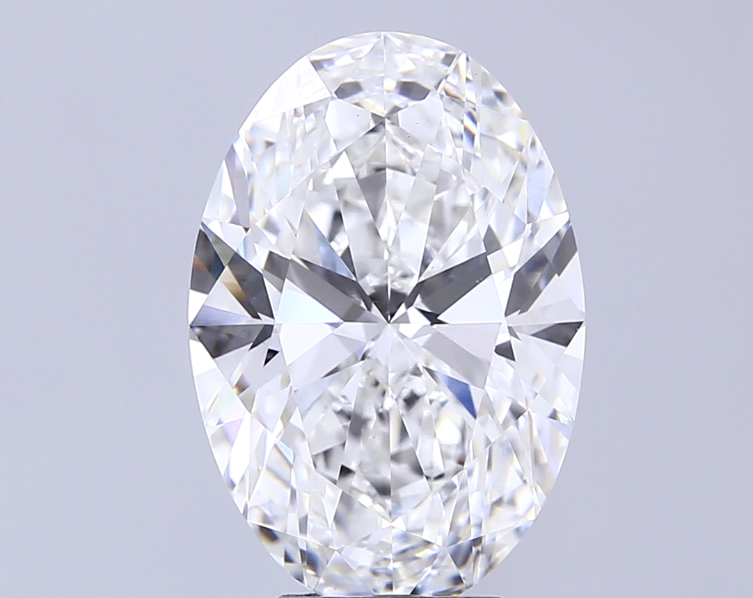6.02 ct. oval Lab Grown Diamond front image
