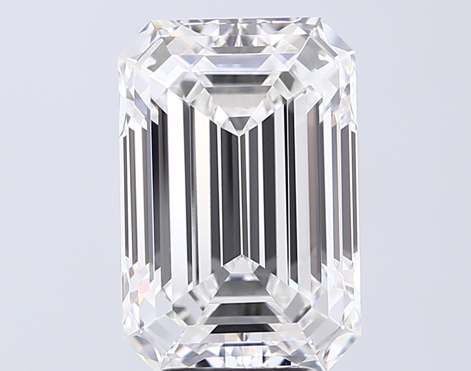 6.02 ct. emerald Lab Grown Diamond front image