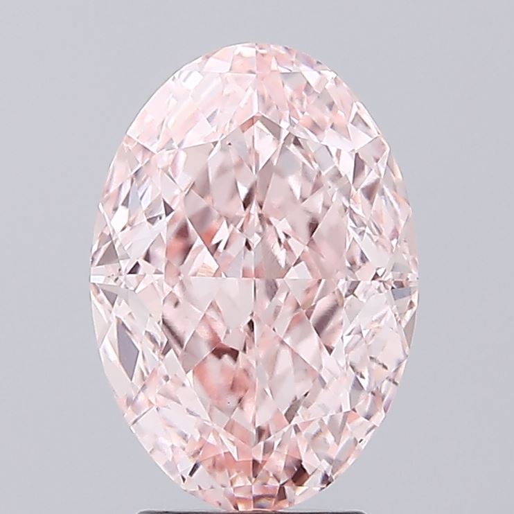 Oval 4.04ct Fancy Intense Pink VS1