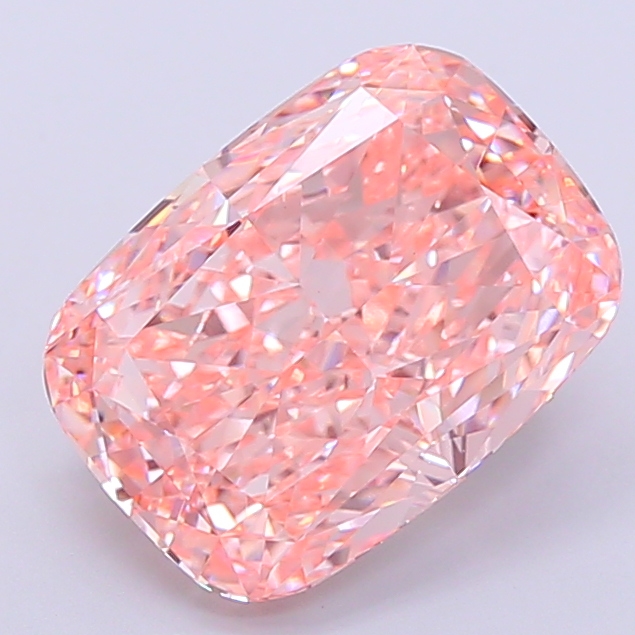 Cushion Modified 4.06ct Fancy Intense Pink VVS2
