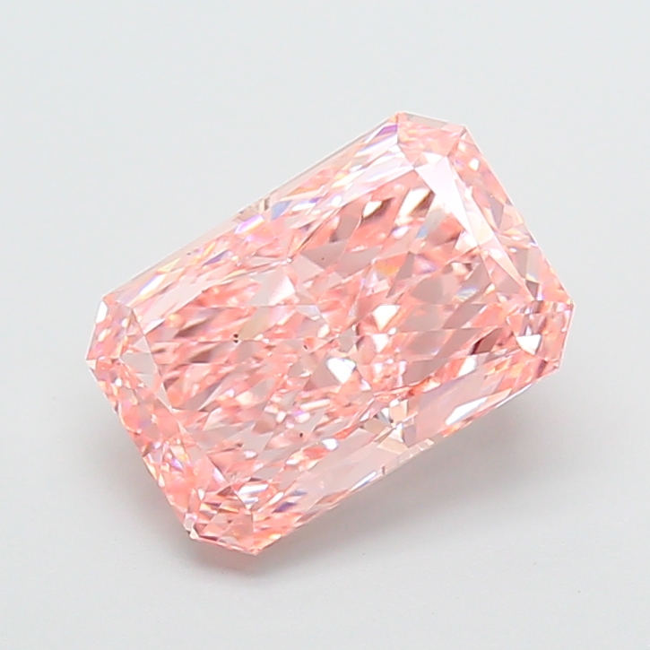 Radiant 4.06ct Fancy Vivid Pink VS2