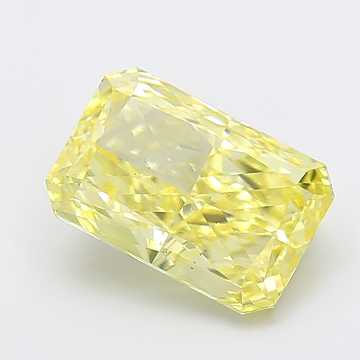 Radiant 4.02ct Fancy Intense Yellow VS2