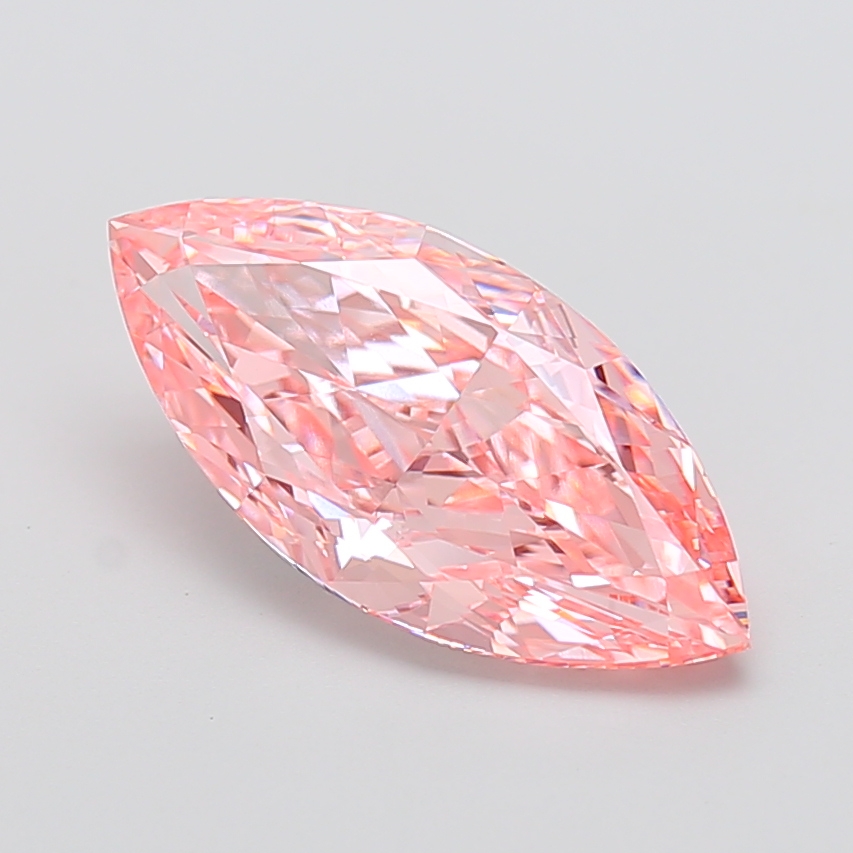 Marquise 4.04ct Fancy Vivid Pink VS1